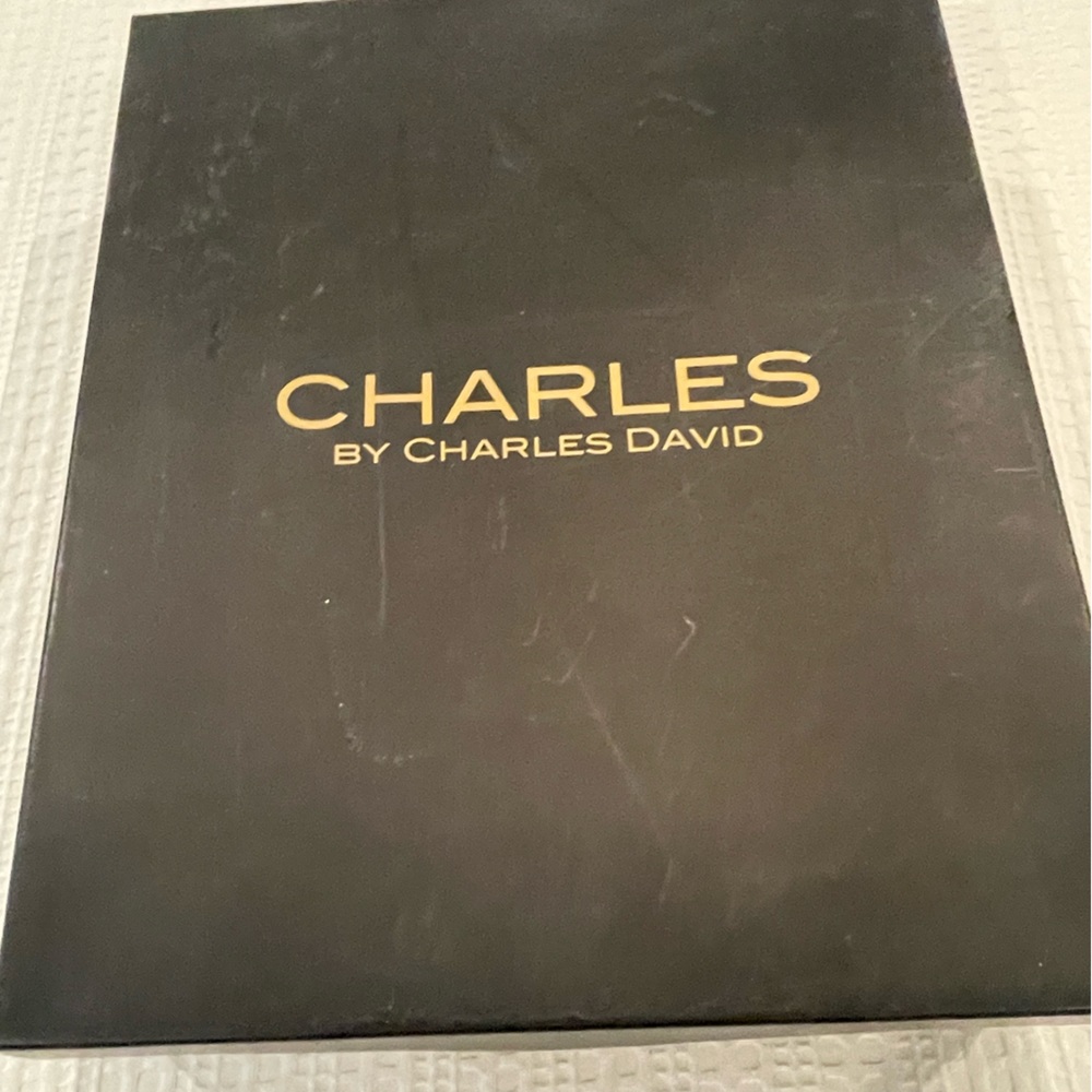 Charles by Charles David, black booties in a size 12 suede in Round toe